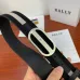 BALLY AAA+ belts Luxury Leather Belts Smooth Buckle Designer Belt width:3.4cm #A54014