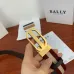 BALLY AAA+ belts Luxury Leather Belts Smooth Buckle Designer Belt width:3.4cm #A54014