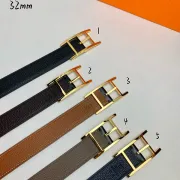HERMES AAA+ Belts Luxury Design Fashion Original leather  Genuine packaging width:3.2cm #A53975
