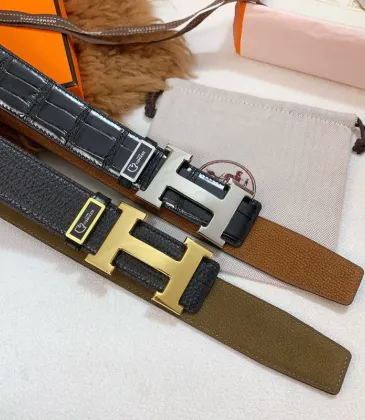 HERMES AAA+ Belts Luxury Design Fashion Original leather  Genuine packaging width:3.8cm #A53989