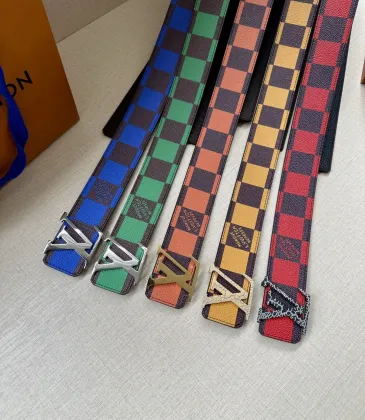 Louis Vuitton AAA+ Leather Belts 4cm #A33430 Louis Vuitton AAA+ Leather Belts 4cm #A33430