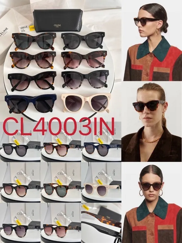Luxury Designer Celine Inspired Sunglasses - UV Protection Eyewear  Multiple Color Options #A53406