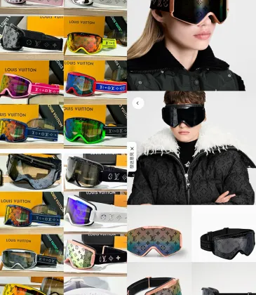 Louis Vuitton Ski goggles Sunglasses #A60641