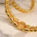 D-ior CD Montaigne Crystal-Accented Hoop Earrings #A50092
