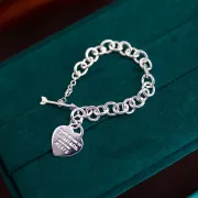 Tiffany Classic Heart Pendant Bracelet   Women's Toggle &amp; Link Styles #A52307