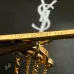 Saint Laurent Cassandre Multi Layer Logo Charm Gold Choker Necklace for Women #A65948