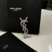 Saint Laurent YSL Logo Monogram Designer Brooch Pin #A65947