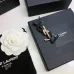 Saint Laurent YSL Logo Monogram Designer Brooch Pin #A65947