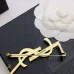 Saint Laurent YSL Logo Monogram Designer Brooch Pin #A65947