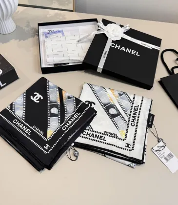 CHANEL Designer Style Neck Scarves Silk Scarves Shawls scarf #A63048 CHANEL Designer Style Neck Scarves Silk Scarves Shawls scarf #A63048