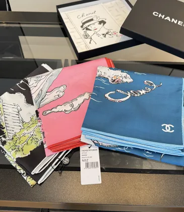 CHANEL Designer Style Neck Scarves Silk Scarves Shawls scarf #A63049 CHANEL Designer Style Neck Scarves Silk Scarves Shawls scarf #A63049