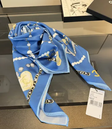 CHANEL Designer Style Neck Scarves Silk Scarves Shawls scarf #A63051 CHANEL Designer Style Neck Scarves Silk Scarves Shawls scarf #A63051