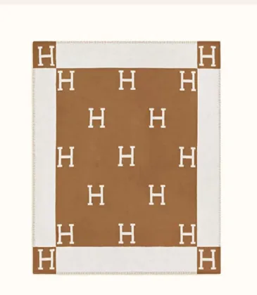 Hermes Brown Avalon Blanket #999916052 Hermes Brown Avalon Blanket #999916052