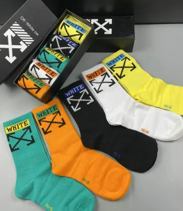 Brand OFF WHITE socks (5 pairs) #999902046 Brand OFF WHITE socks (5 pairs) #999902046