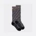 D-ior Monogram Jacquard Calf Socks #A59248