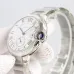 Cartier Blue Balloon Men Watch 1:1 good Black leather strap #A65822