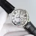 Cartier Blue Balloon Men Watch 1:1 good Black leather strap #A65822