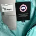 Canada Goose Black logo Cypress Puffer Series Fitted Solid Color Glossy High Neck Sleeveless Windproof Down Jacket #A57852