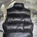 Canada Goose Black logo Cypress Puffer Series Fitted Solid Color Glossy High Neck Sleeveless Windproof Down Jacket #A57854