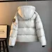 Canada Goose Hooded Down Jacket, White Red Navy Black #B68771