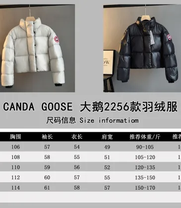Canada Goose Women Short Puffer Down Jacket, Black White #B68779