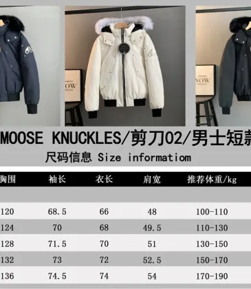 Moose Knuckles Men's Short Bomber Style Fur Hood Down Jacket #B68792