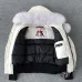 Moose Knuckles Women's Short Fur Hooded Bomber Down Jacket #B68793