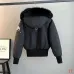 Moose Knuckles Women's Short Fur Hooded Bomber Down Jacket #B68793
