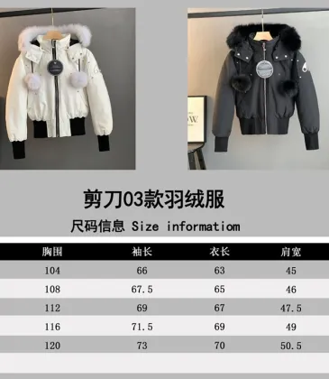 Moose Knuckles Women's Short Fur Hooded Bomber Down Jacket #B68793