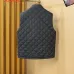 Moncler Men’s Mandarin‑Collar Diamond‑Quilted Gilet Vest, Black, Navy &amp; White #B67680