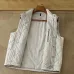 Prada Men’s Stand‑Collar Diamond‑Quilted Gilet Vest, Black &amp; Grey #B67681