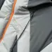 Louis Vuitton Color‑block Hooded Down Jacket, Grey Black #B68302