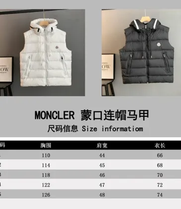 Moncler Hooded Down Vest Sleeveless Puffer Gilet #B68805