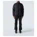 Moncler Stand‑collar Button‑zip Down Jacket, Black #B68303