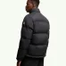Moncler Stand‑collar Button‑zip Down Jacket, Black #B68303