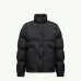 Moncler Stand‑collar Button‑zip Down Jacket, Black #B68303