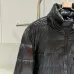 Moncler Stand‑collar Quilted Down Jacket, Black / Army Green #B68301