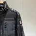 Moncler Stand‑collar Quilted Down Jacket, Black / Army Green #B68301