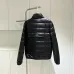 Moncler Stand‑collar Quilted Down Jacket, Black / Army Green #B68301
