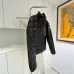 Moncler Stand‑collar Quilted Down Jacket, Black / Army Green #B68301