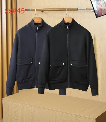 Moncler Wool‑Blend Quilted Hybrid Zip Jacket, Black &amp; Navy Blue #B67670