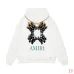 Amiri Burning Letter Badge Graphic Pullover Hoodie Multi-color Options #B68882