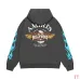 Amiri Eagle Wing Flame Sleeve Graphic Pullover Hoodie Multi-color Options #B68877