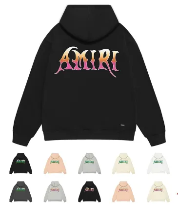 Amiri Gradient Logo Graphic Pullover Hoodie Multi-color Options #B68889
