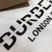 Burberry London England Bold Text Logo Crewneck Sweatshirt, Black &amp; White #B69207