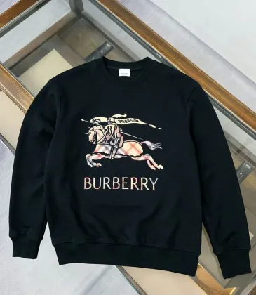 Burberry Vintage Check Knight Logo Crewneck Sweatshirt, Black &amp; White #B69211