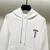 Chrome Hearts Inspired White Hoodie With Signature Cross Logo Print #A54444