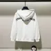 Chrome Hearts Inspired White Hoodie With Signature Cross Logo Print #A54444