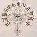Chrome Hearts Zip Hoodie Embossed Cross Embroidery Front &amp; Back, Multi Colors #B68593