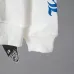 Chrome Hearts Zip Up Hoodie Blue Gothic Script Logo, White &amp; Black #B68586